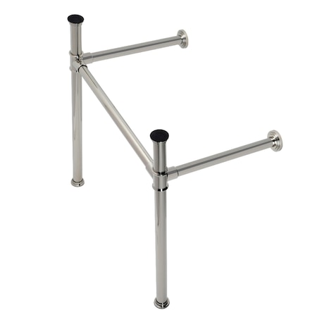 Kingston Brass VPB33086 Imperial Stainless Steel Console Sink Leg, Polished Nickel VPB33086
